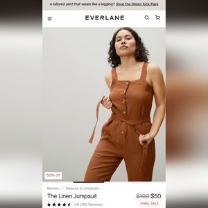 Everlane Linen Jumpsuit